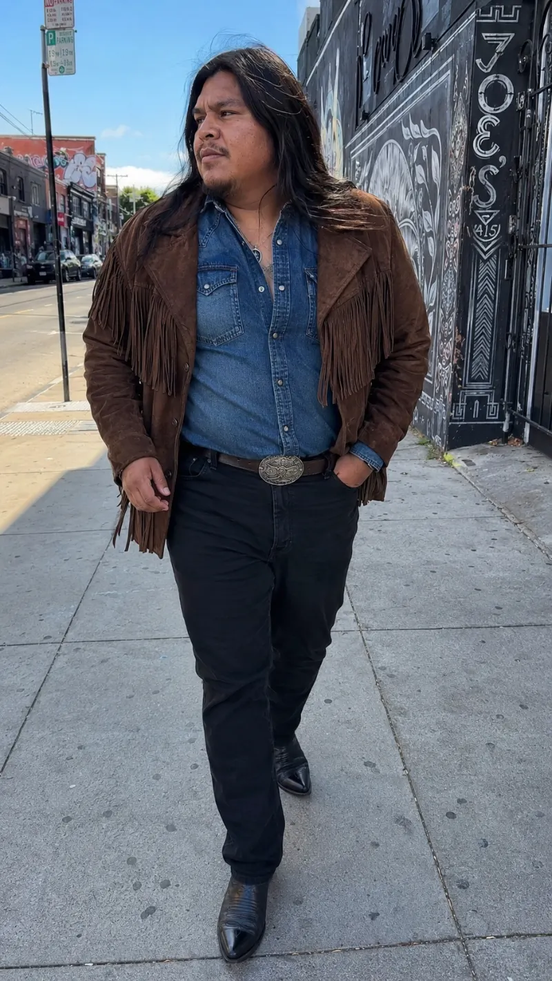 The Western Fringe Jacket Look