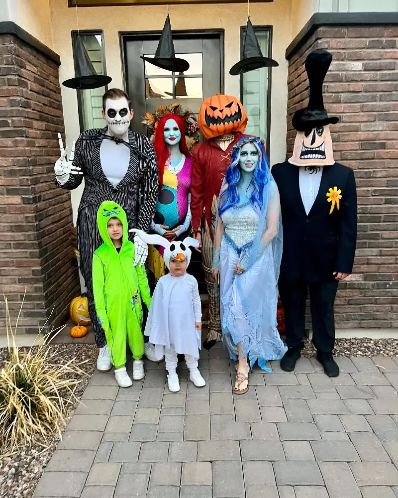 Tim Burton Movie Group Costume