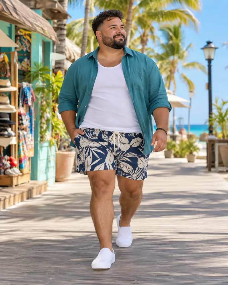 Tropical Textures The Teal Linen Layer