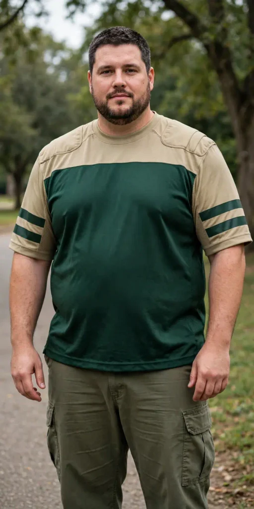 Two Tone Varsity Jersey and Cargo Pants