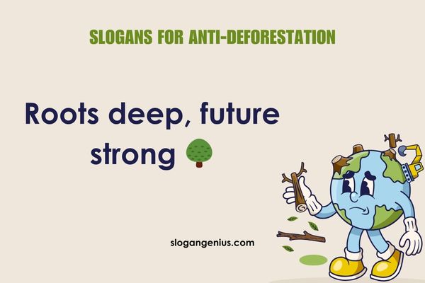 Unique Slogans on Deforestation