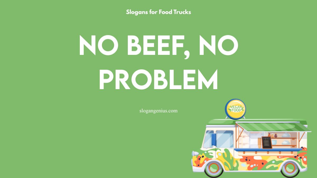 Vegan Food Truck Slogans
