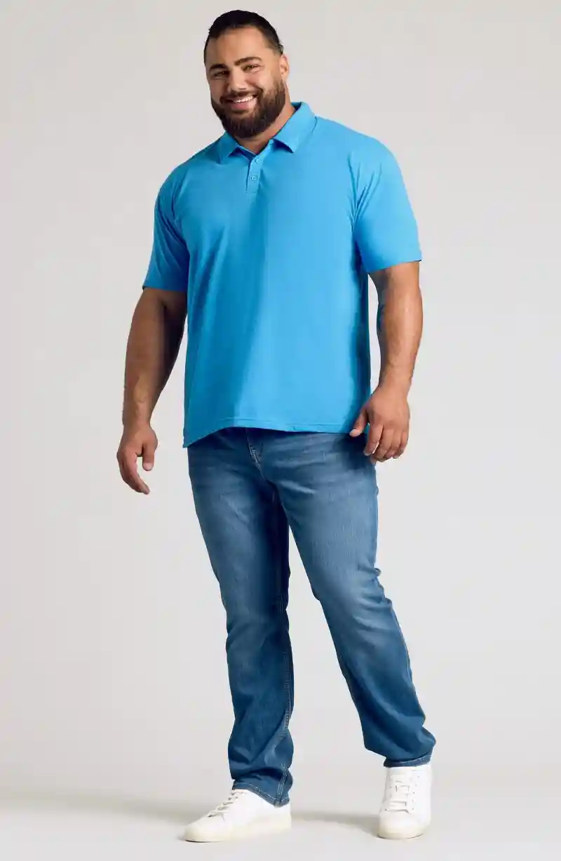 Vibrant Sky Blue Polo