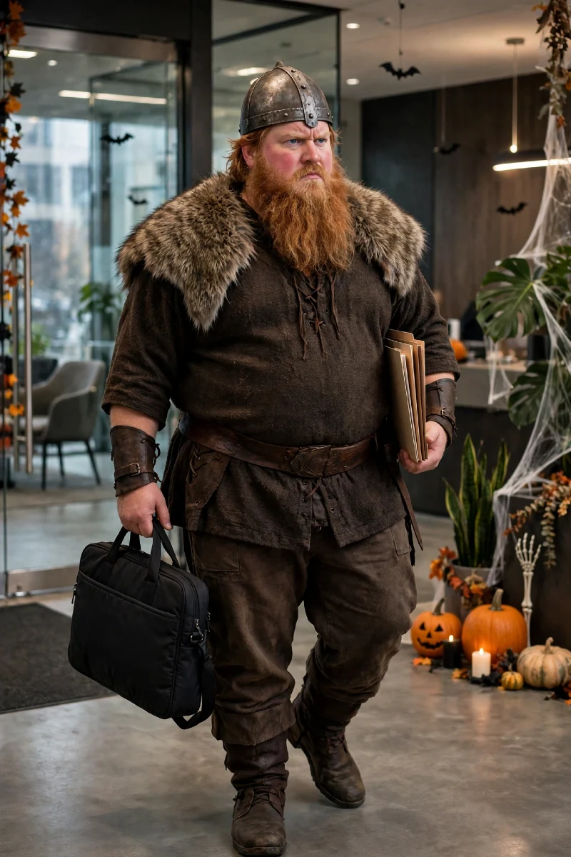 Viking Office Worker Costume
