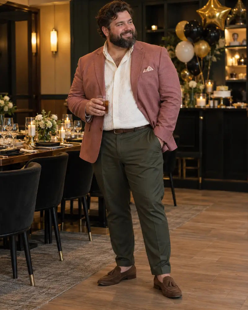 Warm Tones and Suede Textures for Evening Dinners
