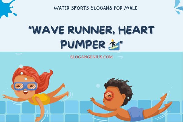 Water Sports Slogans for Male