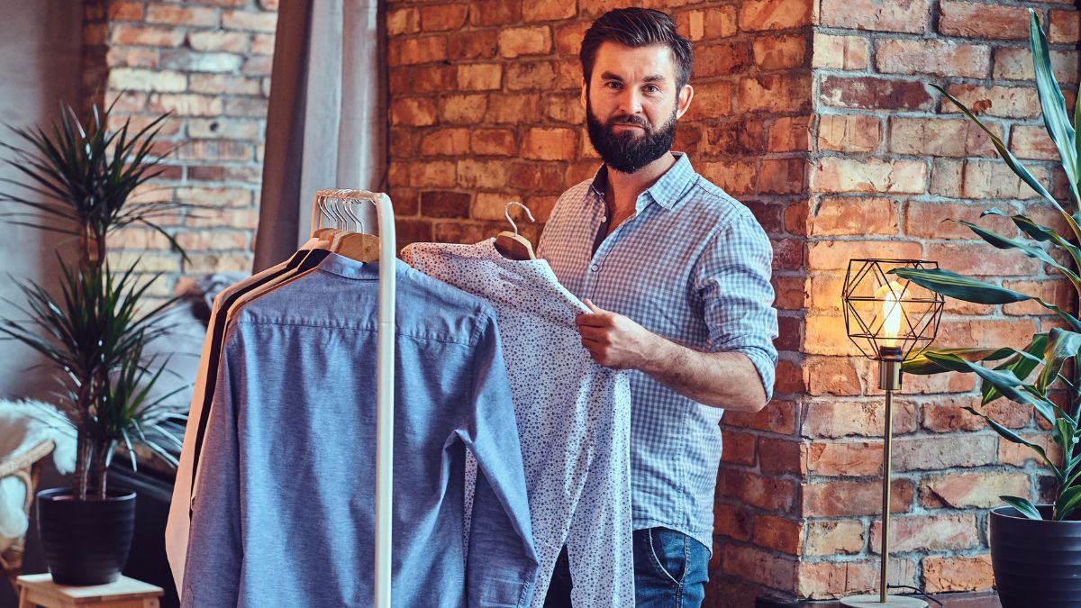 Wear the open layer over a fitted base, not a loose one Shirt