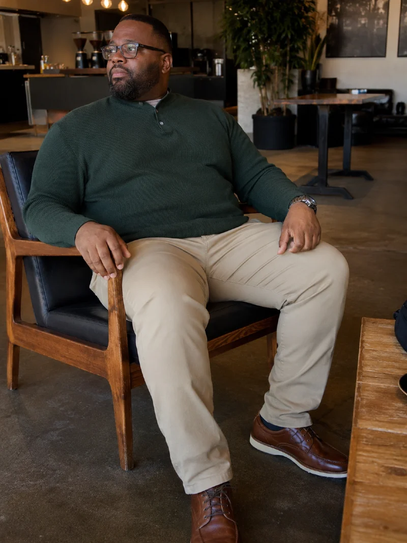 What Chinos Actually Look Like When You Sit Down