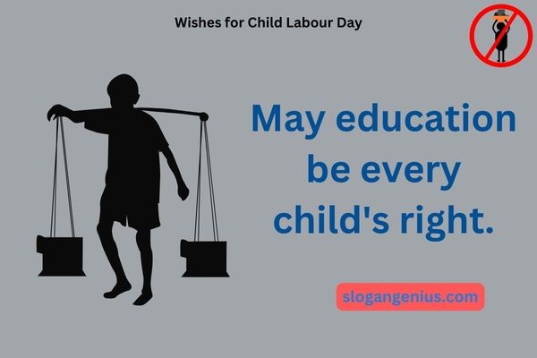 Wishes for Child Labour Day