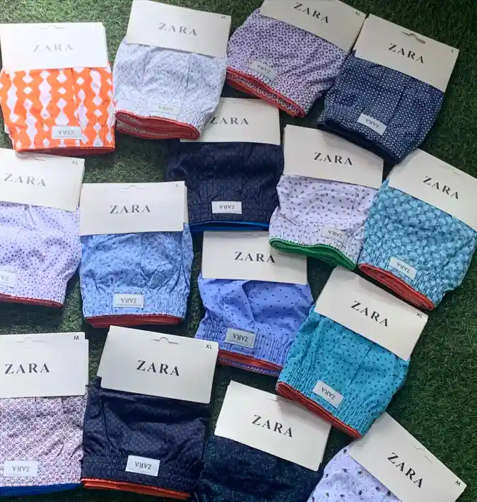 Zara Printed Boxer Shorts