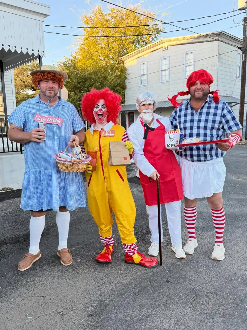Fast Food Mascots Group Costume